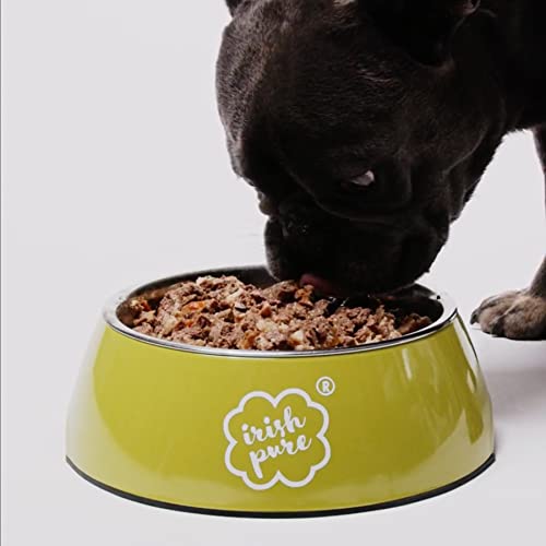 Hundefutter |Irish Pure Premium Nassfutter für Hunde | 12x 390g | Freiland-Huhn | Vitamine | Getreidefrei | Sensitiv | mit Superfood Kelp-Alge | Nassfutter für alle Rassen