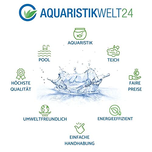 AquaOne Aquarium Pflanzen I 5X Wasserpflanzen I Hintergrund Aquarienpflanzen I Alternanthera Echinodorus Cyperus Nymphoides Hygrophila I Set mit 5 Hintergrundpflanzen