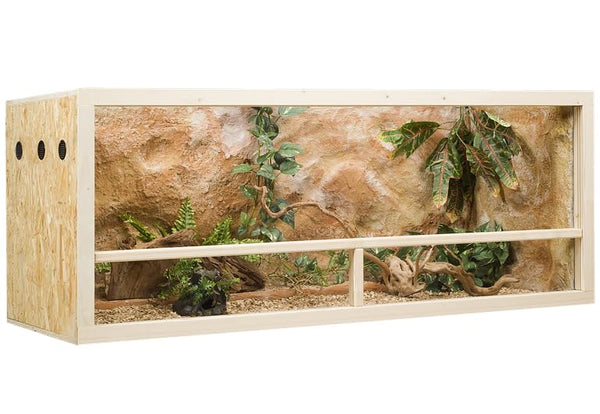 OSB Terrarium, Holzterrarium 150 x 60 x 60 cm mit Seitenbelüftung