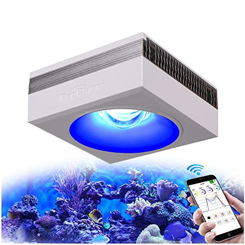 PopBloom RL90 WiFi Led Aquarium Beleuchtung Smart-APP Control Meerwasser Aquarium led volles Spectrum Aquarium Lampe mit Timer für Reef Coral SPS/LPS Fischaquarium